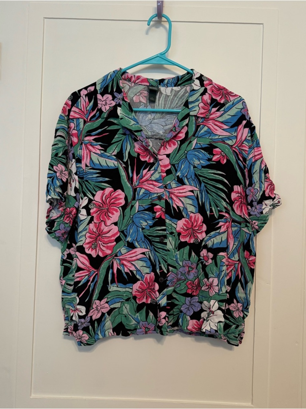 Wild Fable Floral Print Button Down